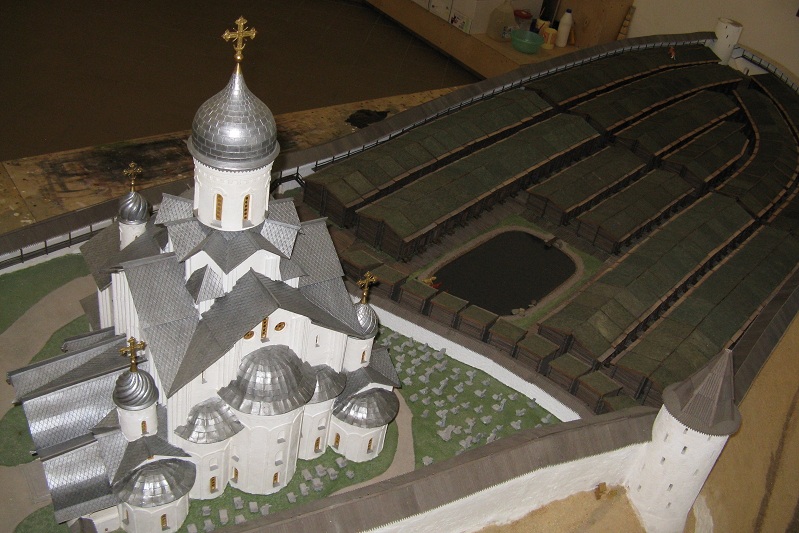 Работы по созданию большого макета Псковского Кремля в формах XV века вышли на финишную прямую