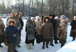 Псковские паломники в Старой Руссе 12 февраля 2011 года