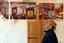 Открытие фотовыставки псковского фотохудожника Андрея Кокшарова 5 мая 2013 года