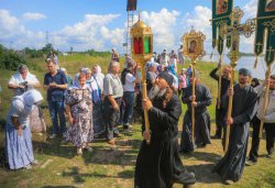 Крестный ход «Дорогой Спасителя» Псковская епархия 12 июля 2013 года