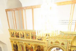 Первосвятительский визит в Псковскую епархию. Передача чудотворной иконы «Спас Вседержитель»