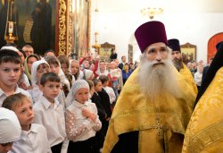 Первосвятительский визит Святейшего Патриарха Московского и всея Руси Кирилла в Псковскую епархию 3 сентября 2014 года