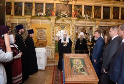 Первосвятительский визит Святейшего Патриарха Московского и всея Руси Кирилла в Псковскую епархию 3 сентября 2014 года
