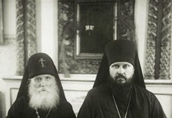 Преподобный Симеон (Желнин) и игумен Пимен (Извеков), будущий Патриарх 