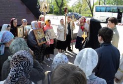 Крестный ход вокруг Пскова 15 мая 2012 года