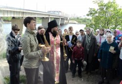 Крестный ход вокруг Пскова 15 мая 2012 года