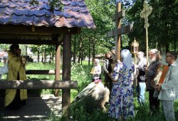 Крестный ход вокруг Пскова 13 июня 2012 года
