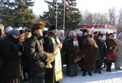 Крестный ход вокруг Пскова 26 января 2012 года