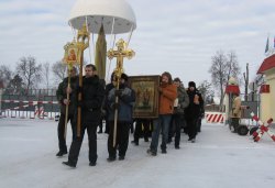 Крестный ход вокруг Пскова 13 февраля 2012 года