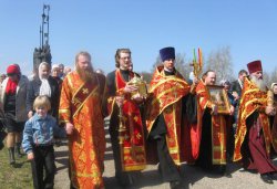 Крестный ход вокруг Пскова 26 апреля 2012 года