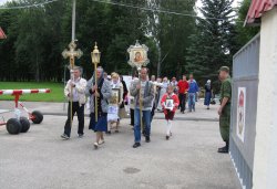 Крестный ход вокруг Пскова 16 июля 2012 года