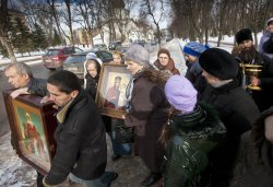 Крестный ход вокруг Пскова 14 марта 2012 года. Фоторепортаж Андрея Кокшарова